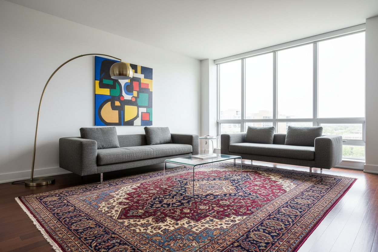 Tapete Persa e Decoração Contemporânea:  Como Unir o Clássico ao Moderno