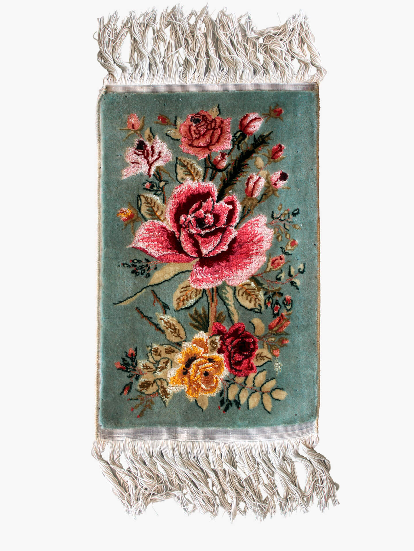 Tapete Persa Tabriz Floral 55x33cm