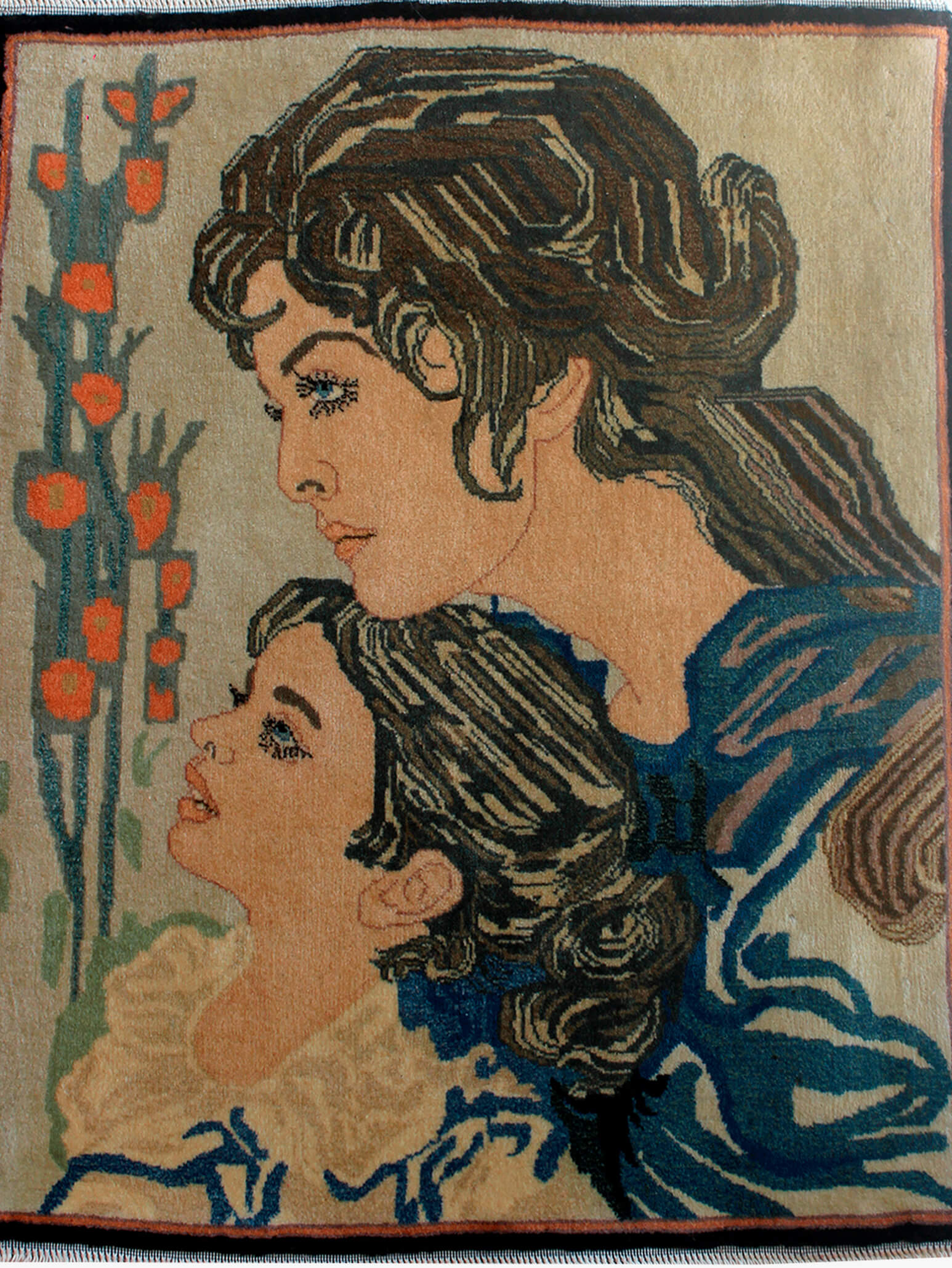 Tapete Persa Tabriz (Raridade Artística) 61x49cm