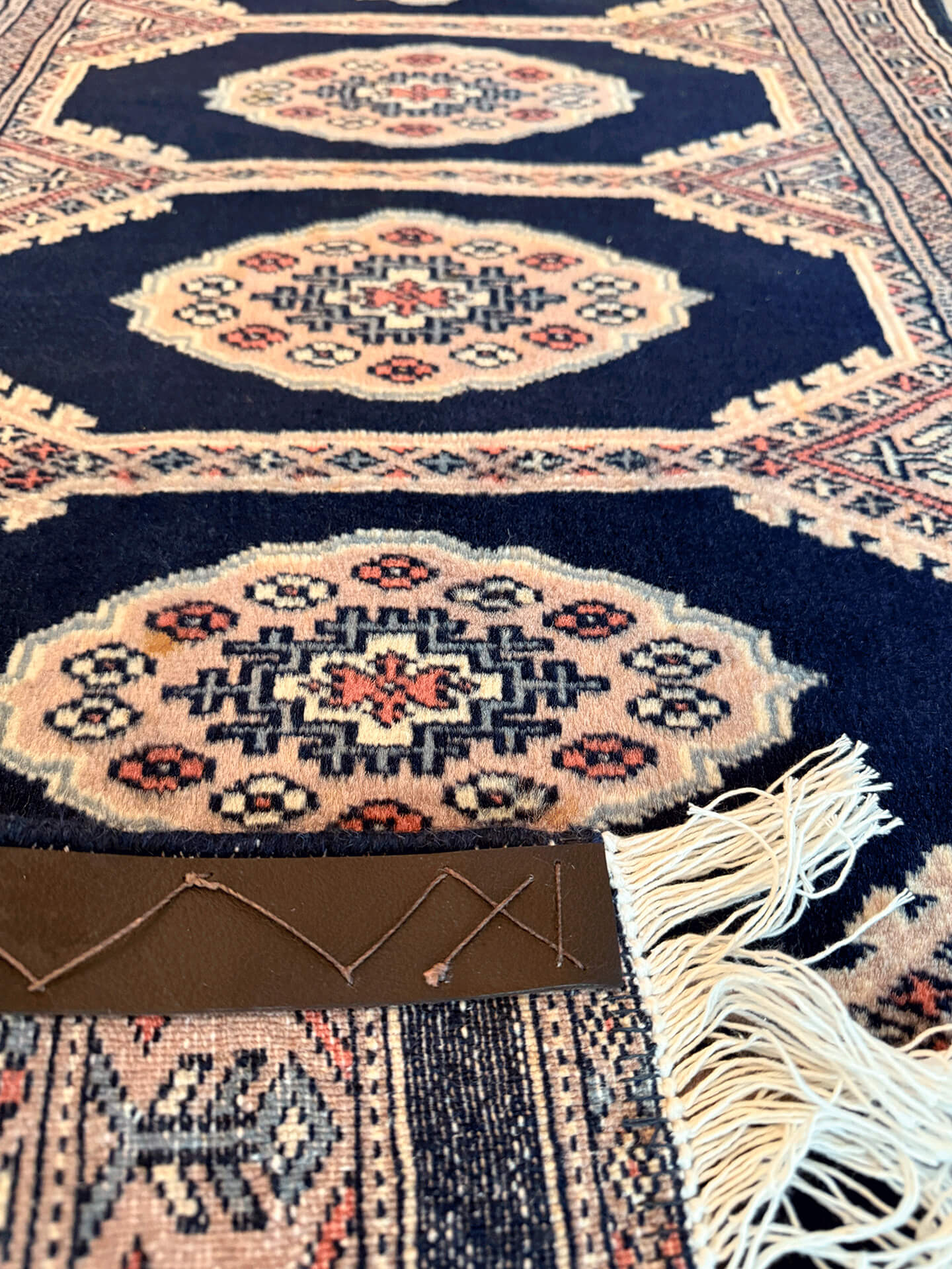 Passadeira Paquistanesa Karachi 156×66cm (Assinada)