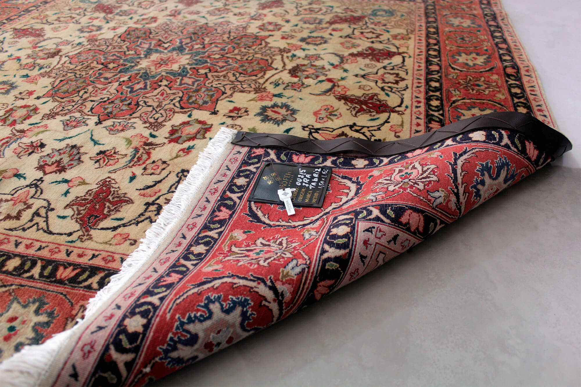 Tapete Tabriz Quadrado 150x150cm