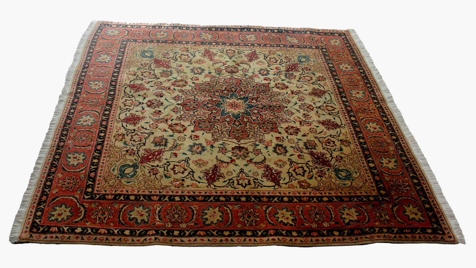 Tapete Tabriz Quadrado 150x150cm