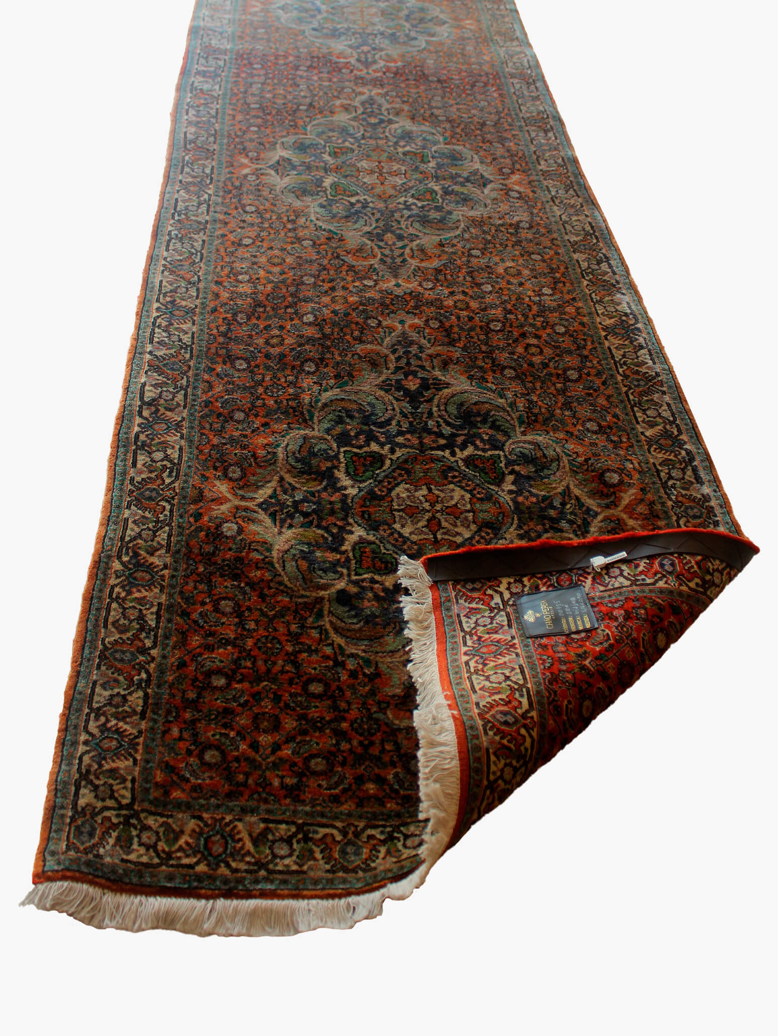 Passadeira Bidjar Trama de Ferro 316x90cm