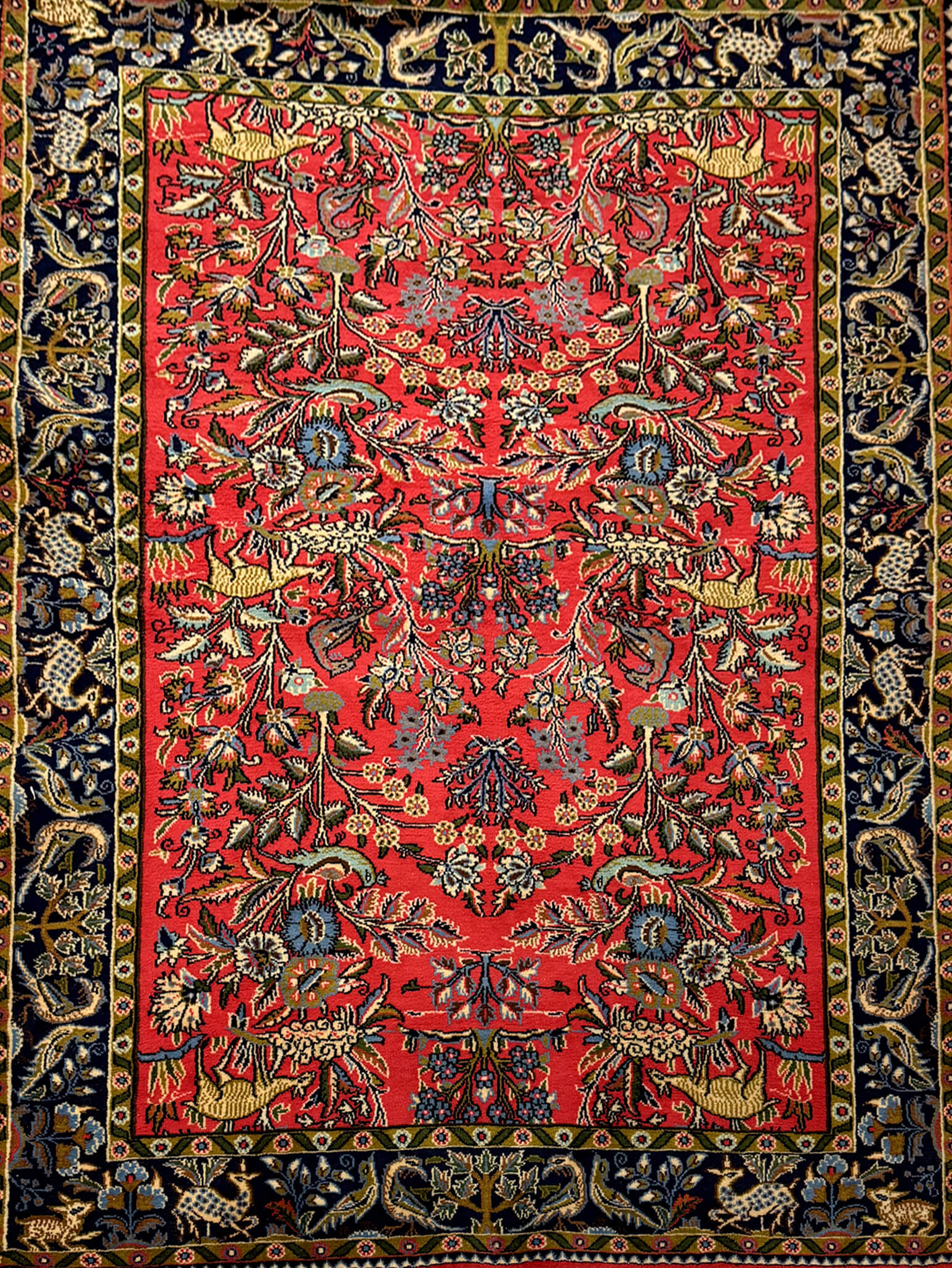 Tapete Ghom de Caçada 154x117cm