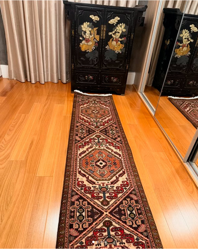 Passadeira Persa Ardebil - Autenticidade Tribal Iraniana 60×290cm