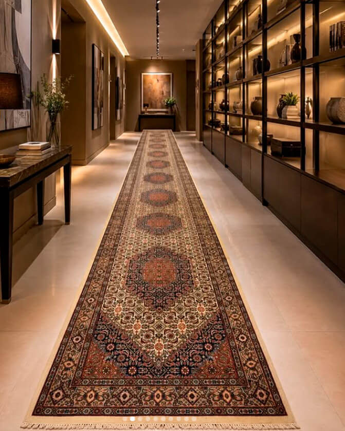 Passadeira Indiana Agra (Grande Formato) - 8,55 × 1,30 m