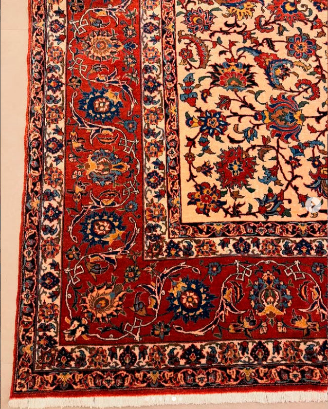 Tapete Persa Najafabad - Clássico Iraniano de Grande Porte 360×215cm