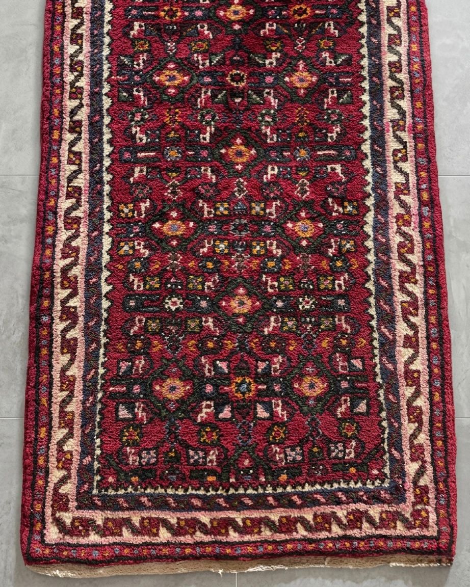 Passadeira Persa Hosseinabad - Charme Tribal Atemporal 202 × 70cm