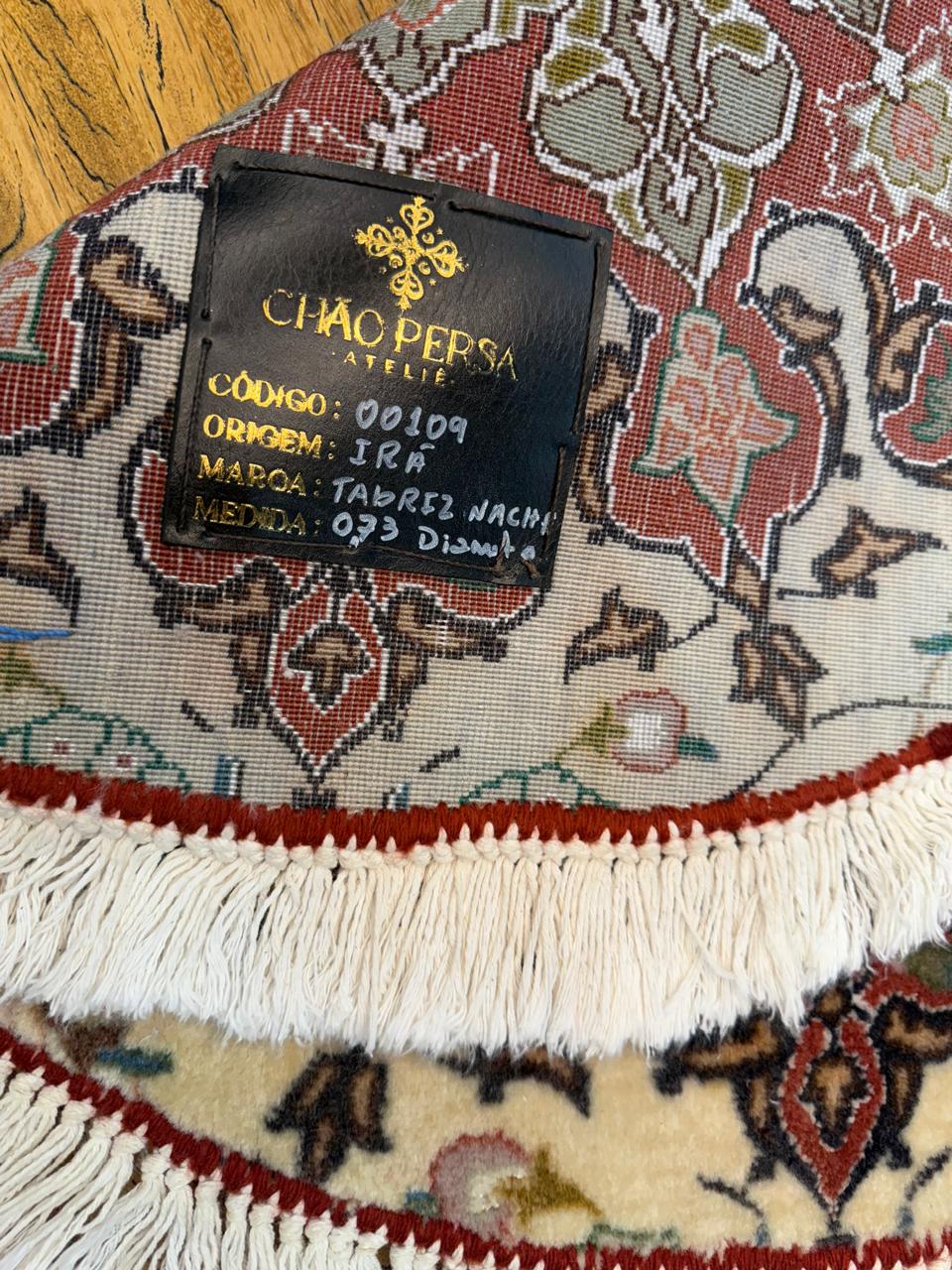Tapete Tabriz Nache 73m (diâmetro)
