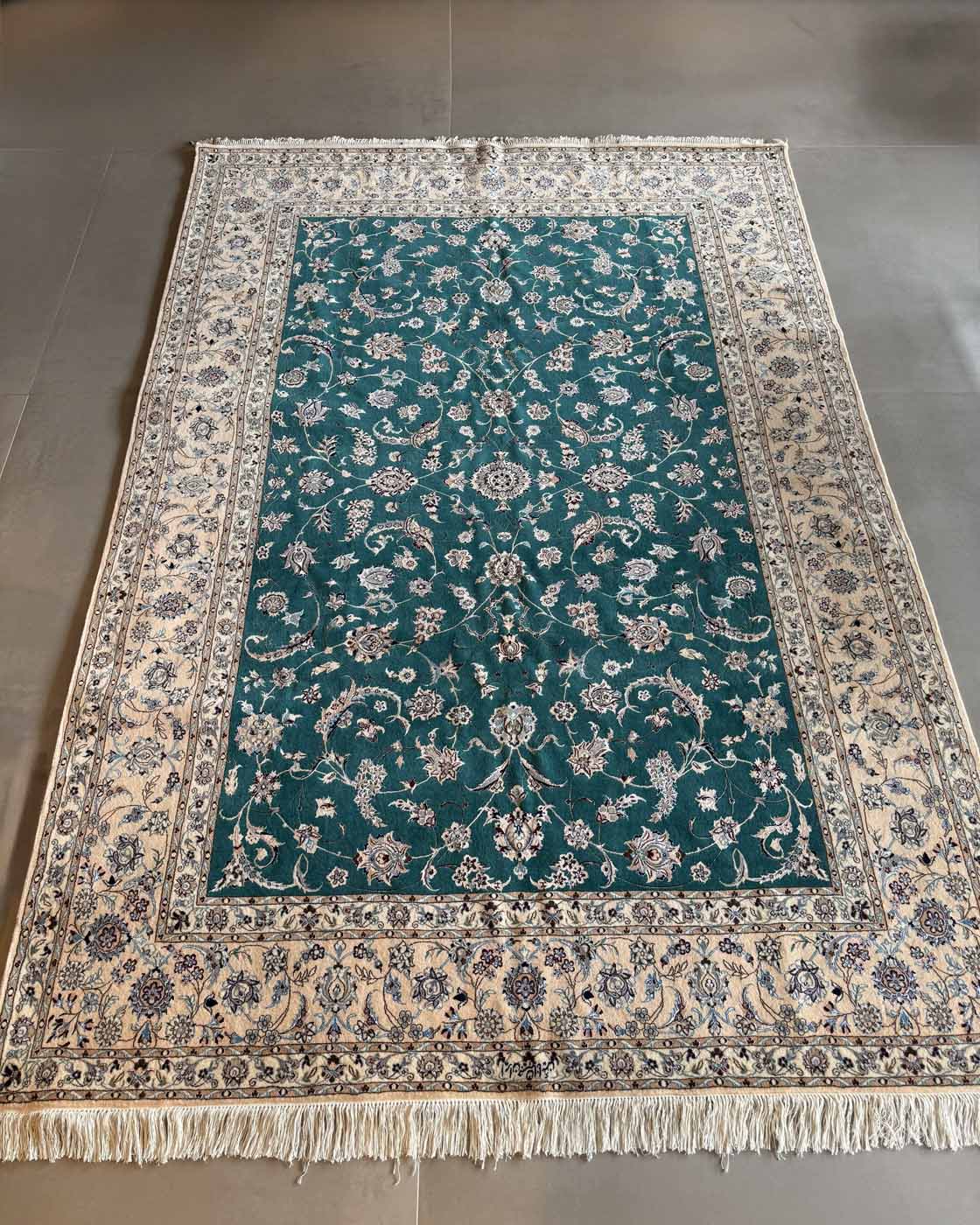 Tapete Persa Nain Habibian Assinado - 3,00×2,10m