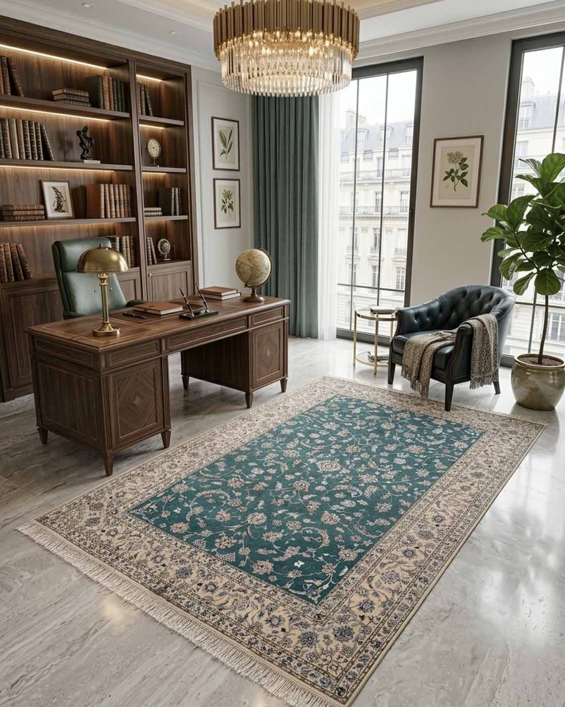 Tapete Persa Nain Habibian Assinado - 3,00×2,10m