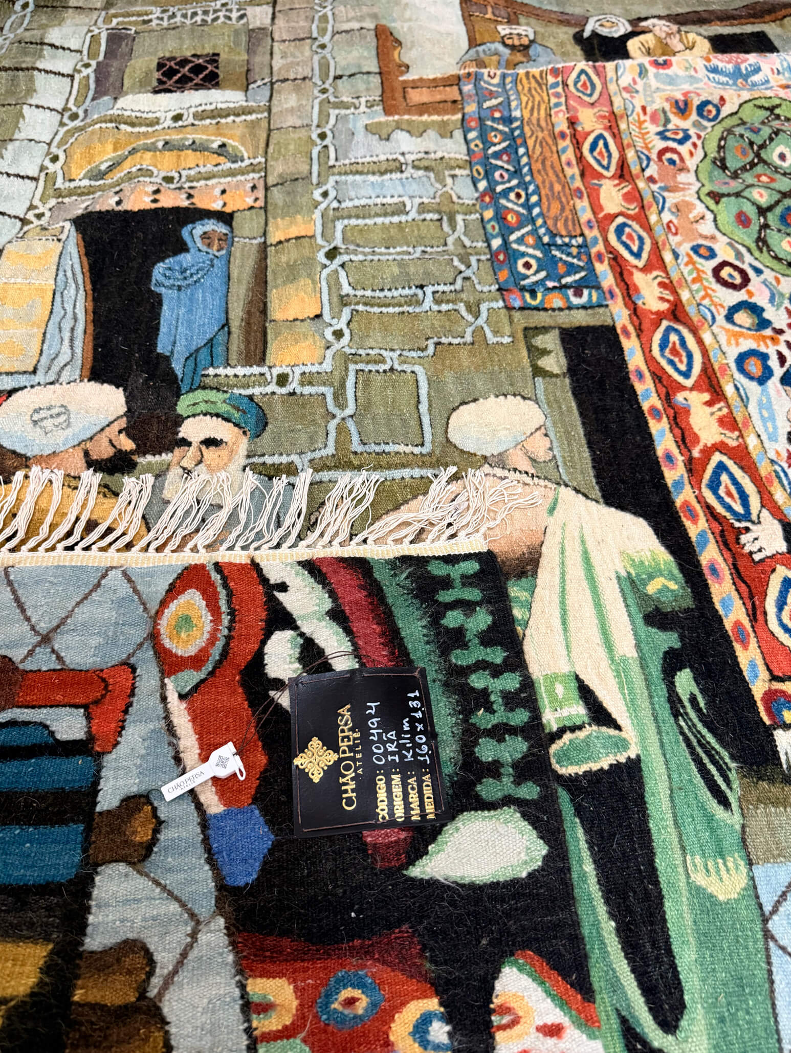 Tapete Kilim Persa (com Imagem) 160x131cm