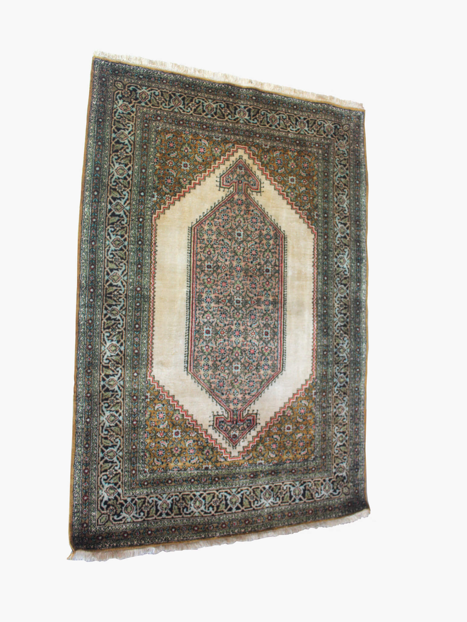 Tapete Persa Ghom de Seda 160x107cm