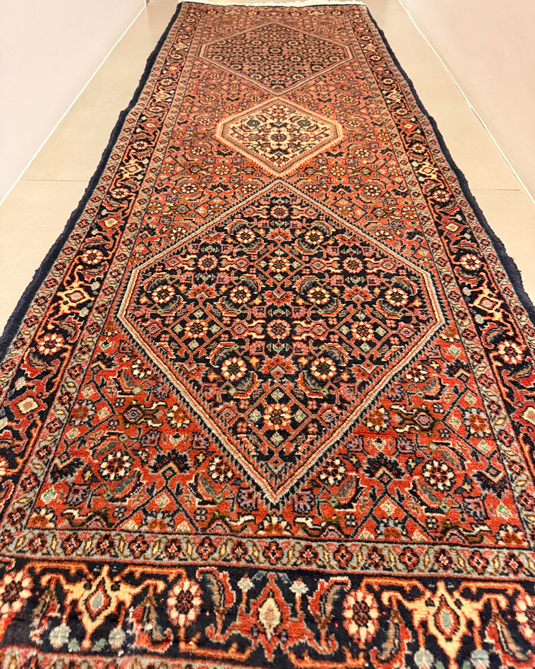 Passadeira Persa Bidjar 193x64cm