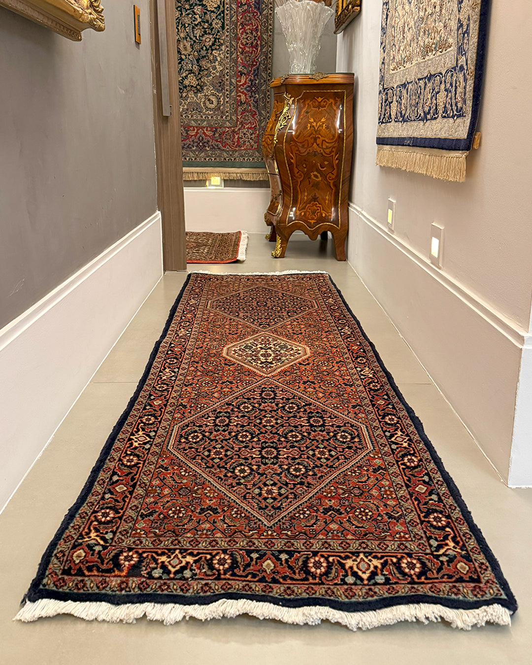 Passadeira Persa Bidjar 193x64cm