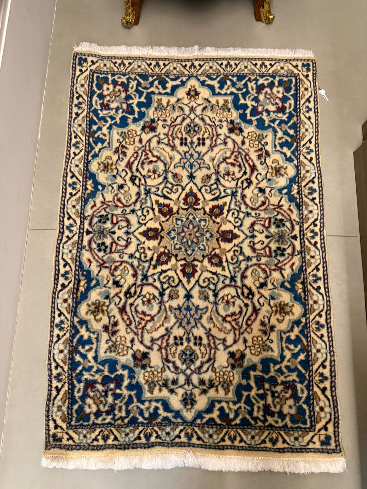 Tapete Persa Nain 1,21 x 0,85 m