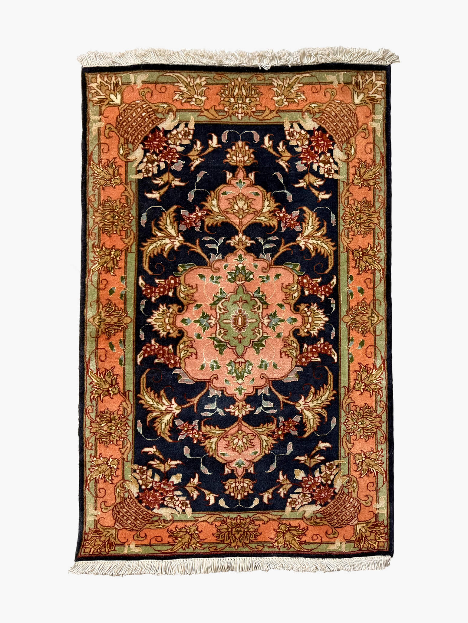 Par de Tapetes Tabriz 87x58cm (cada)