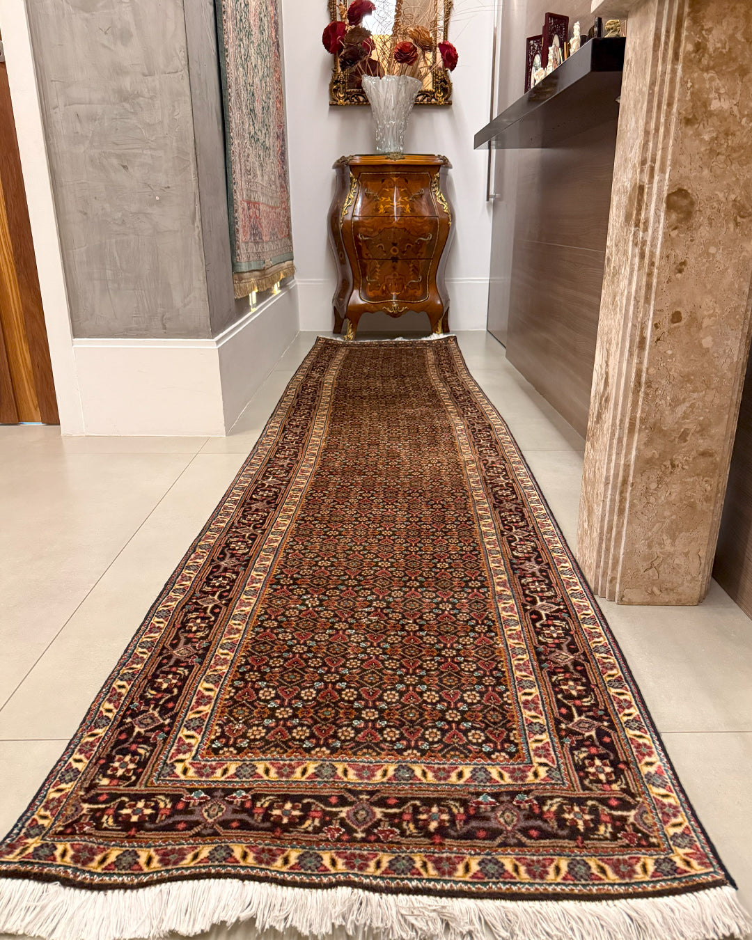 Passadeira Persa Tabriz 334x94cm