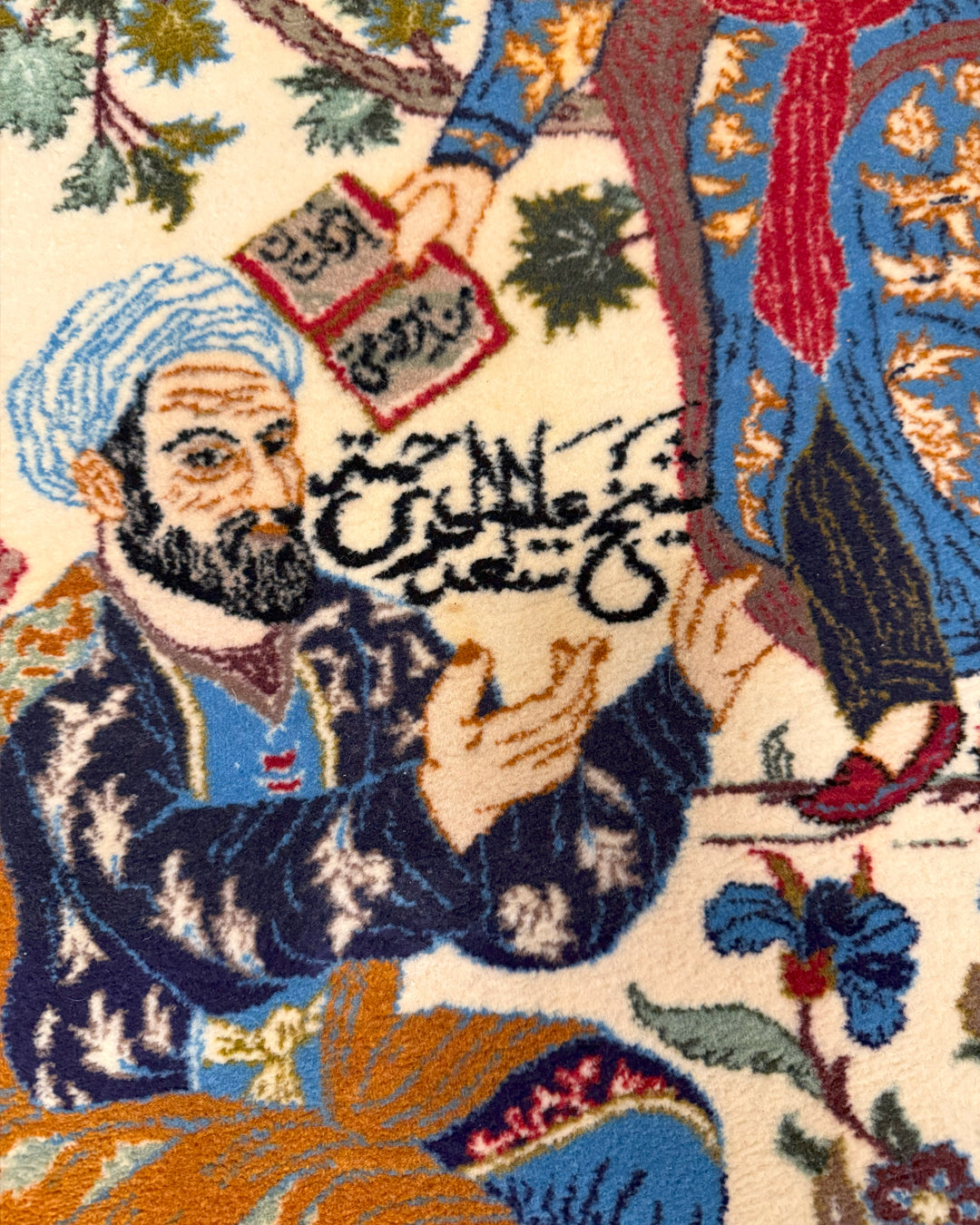 Tapete Persa Tabriz Assinado (Obra-Prima Raríssima) 98x69cm