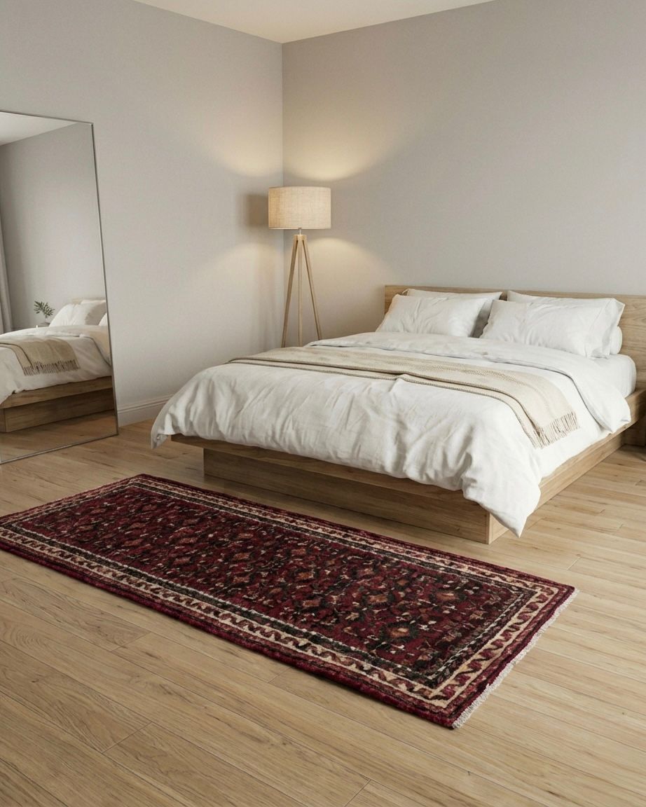 Passadeira Persa Hosseinabad - Charme Tribal Atemporal 202 × 70cm