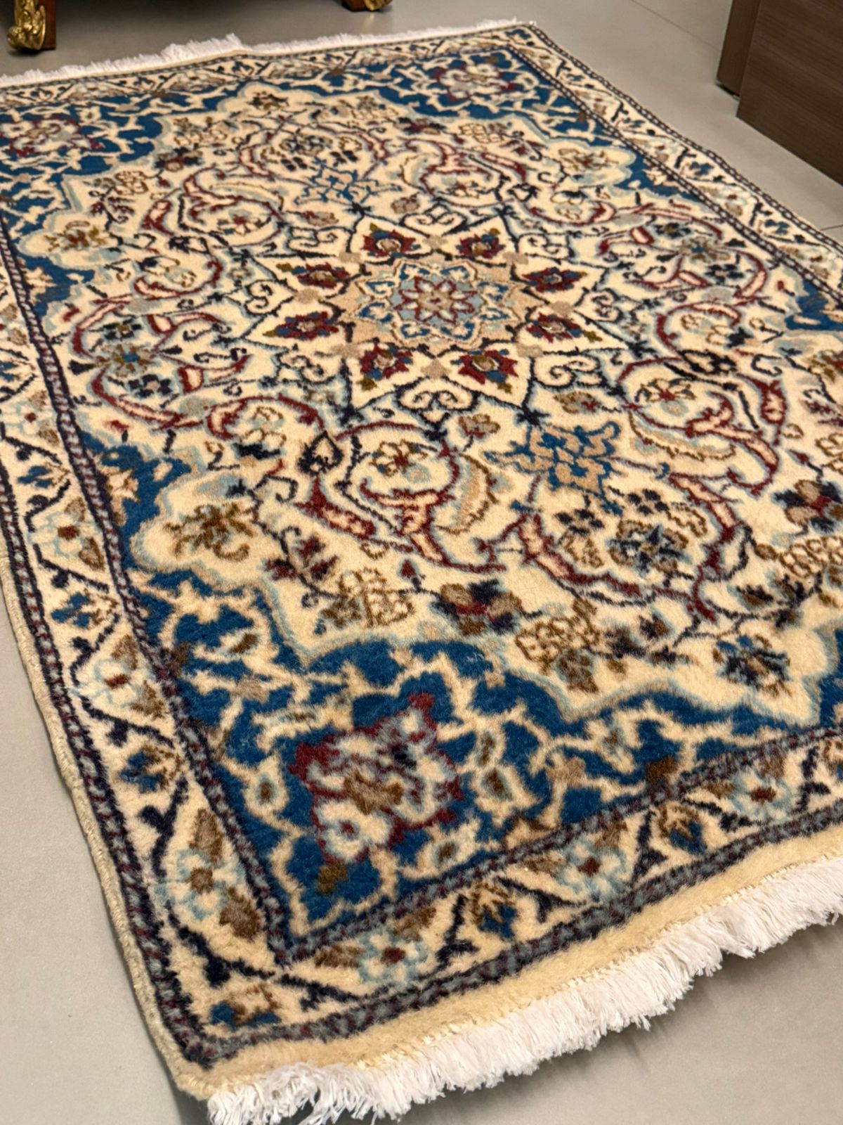 Tapete Persa Nain 1,21 x 0,85 m