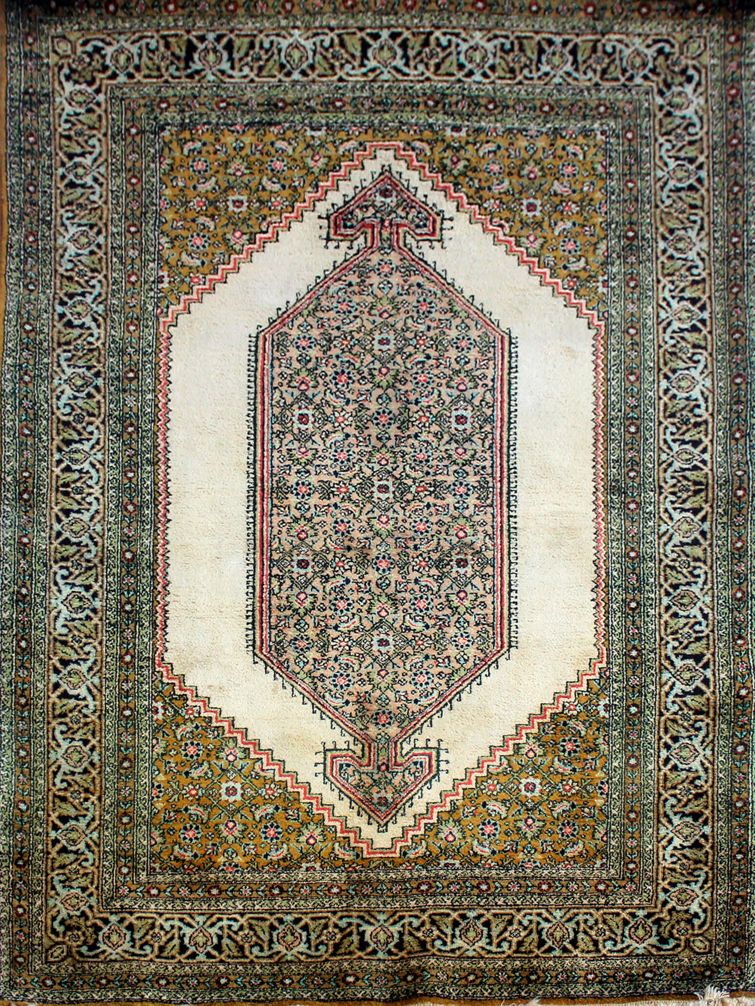 Tapete Persa Ghom de Seda 160x107cm