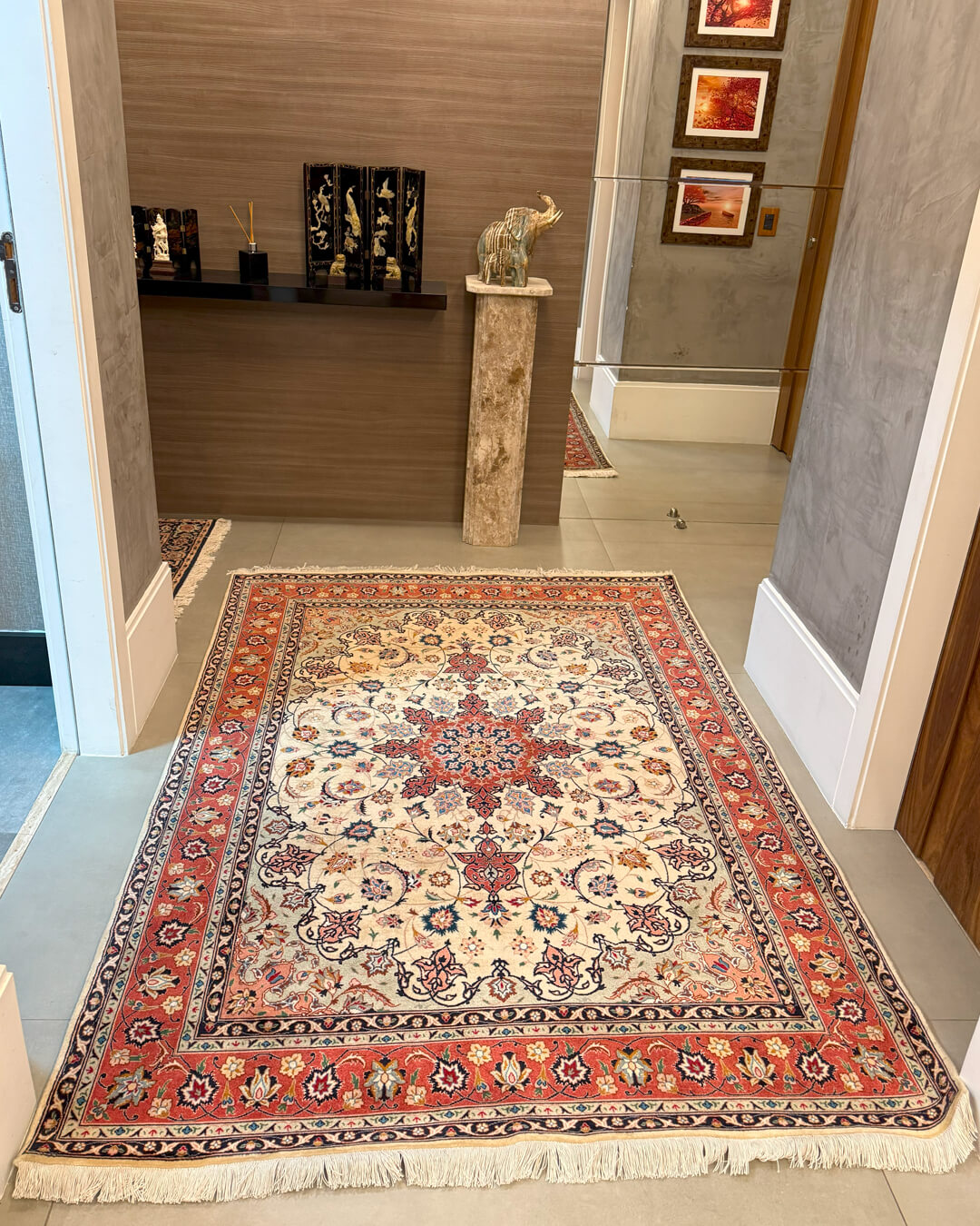 Tapete Persa Tabriz (vintage) 207×143cm