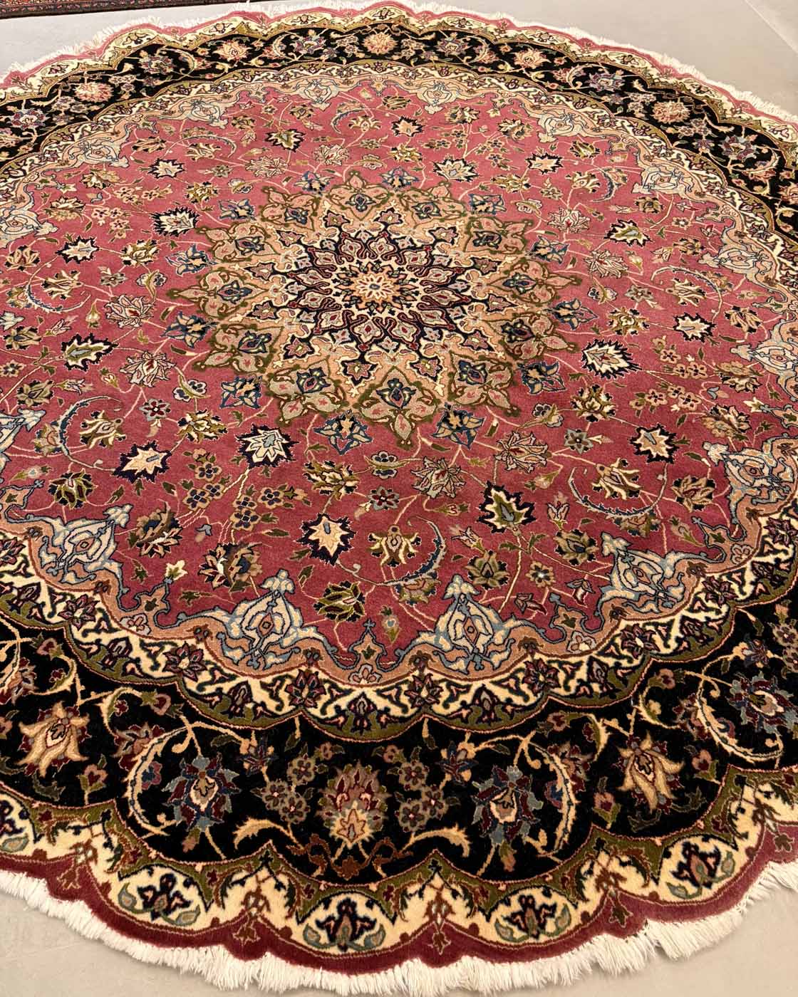 Tapete Persa Tabriz Redondo - 1,92m