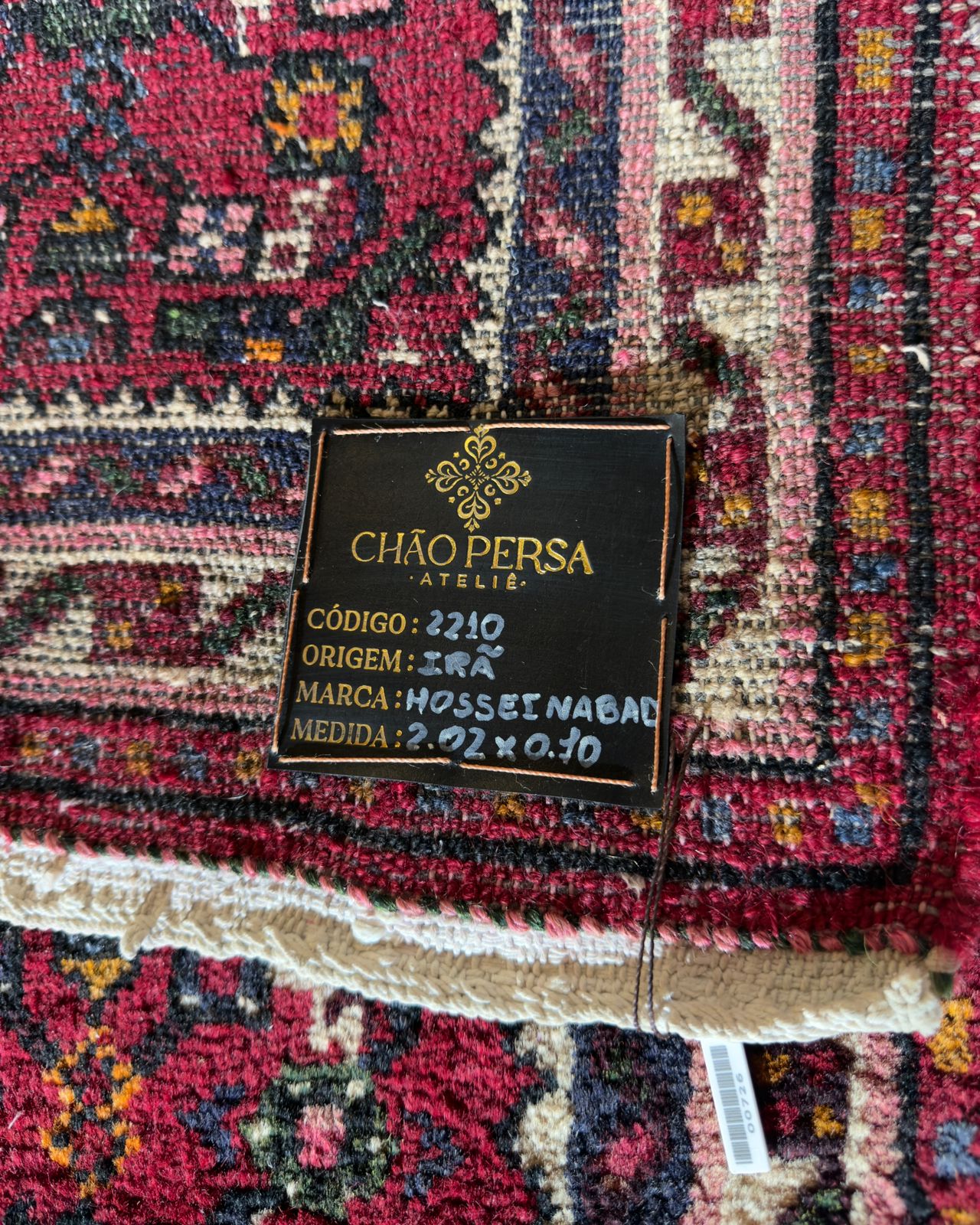 Passadeira Persa Hosseinabad - Charme Tribal Atemporal 202 × 70cm