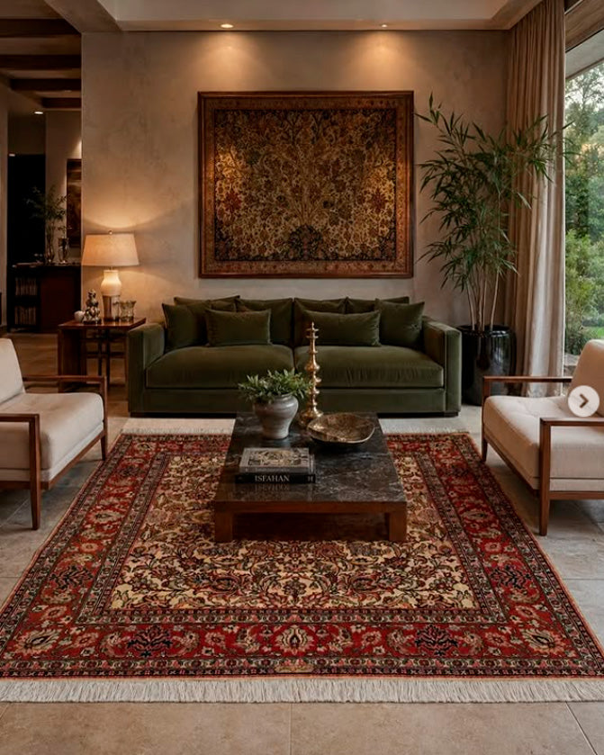 A Elegância de um Tabriz - 2,26 × 2,26 m