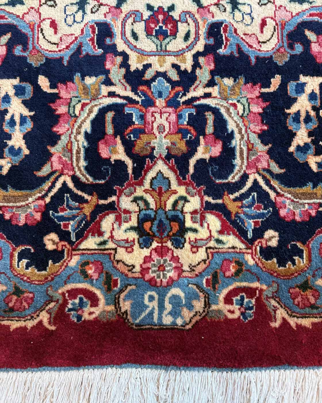 Tapete Persa Kirman Clássico Floral - 4,67 × 3,50 m