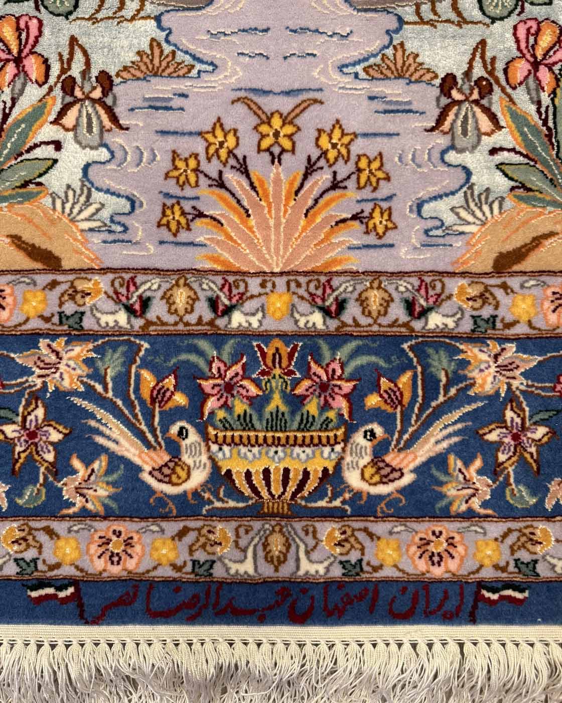 Tapete Persa Isfahan Assinado 160×110cm