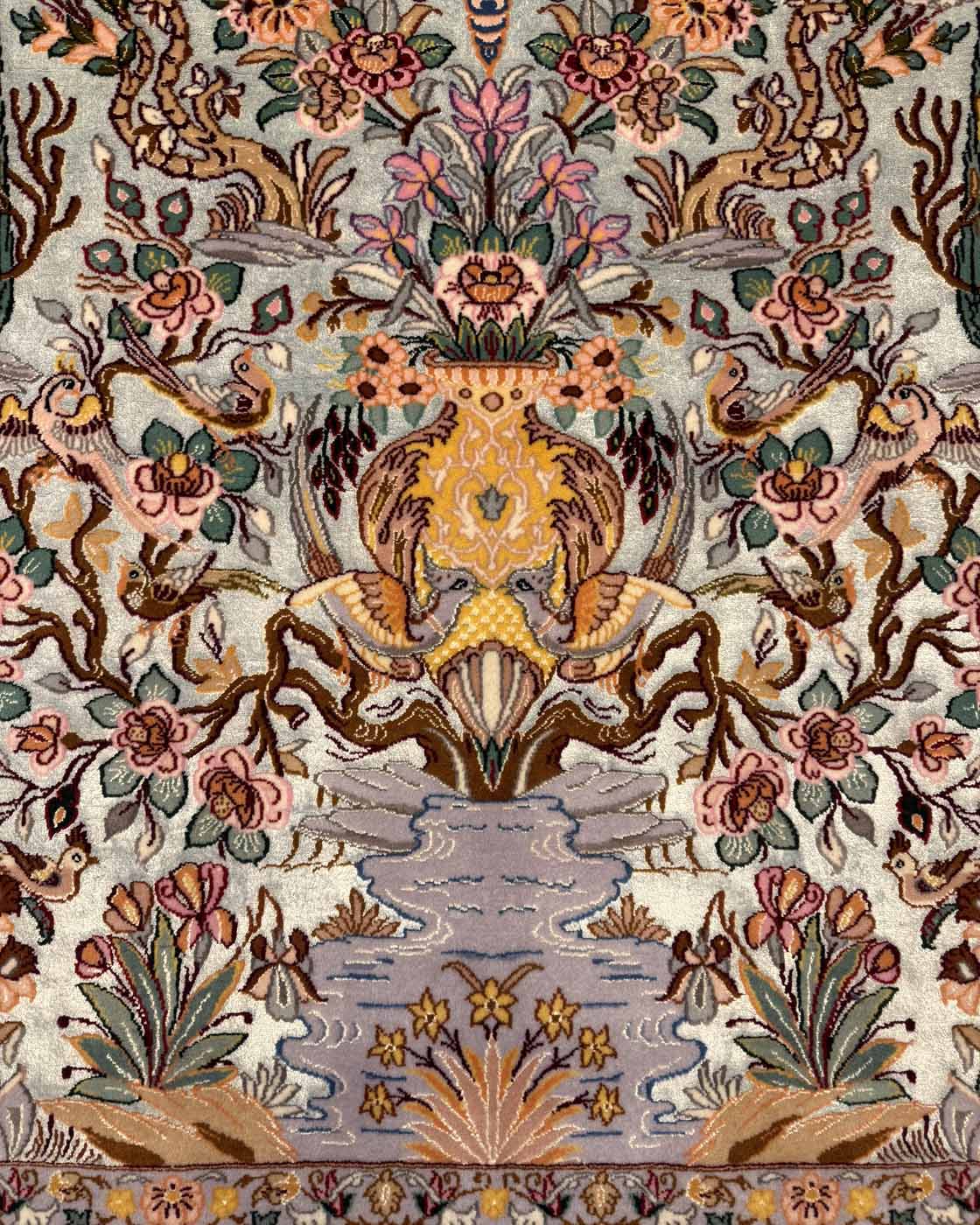 Tapete Persa Isfahan Assinado 160×110cm