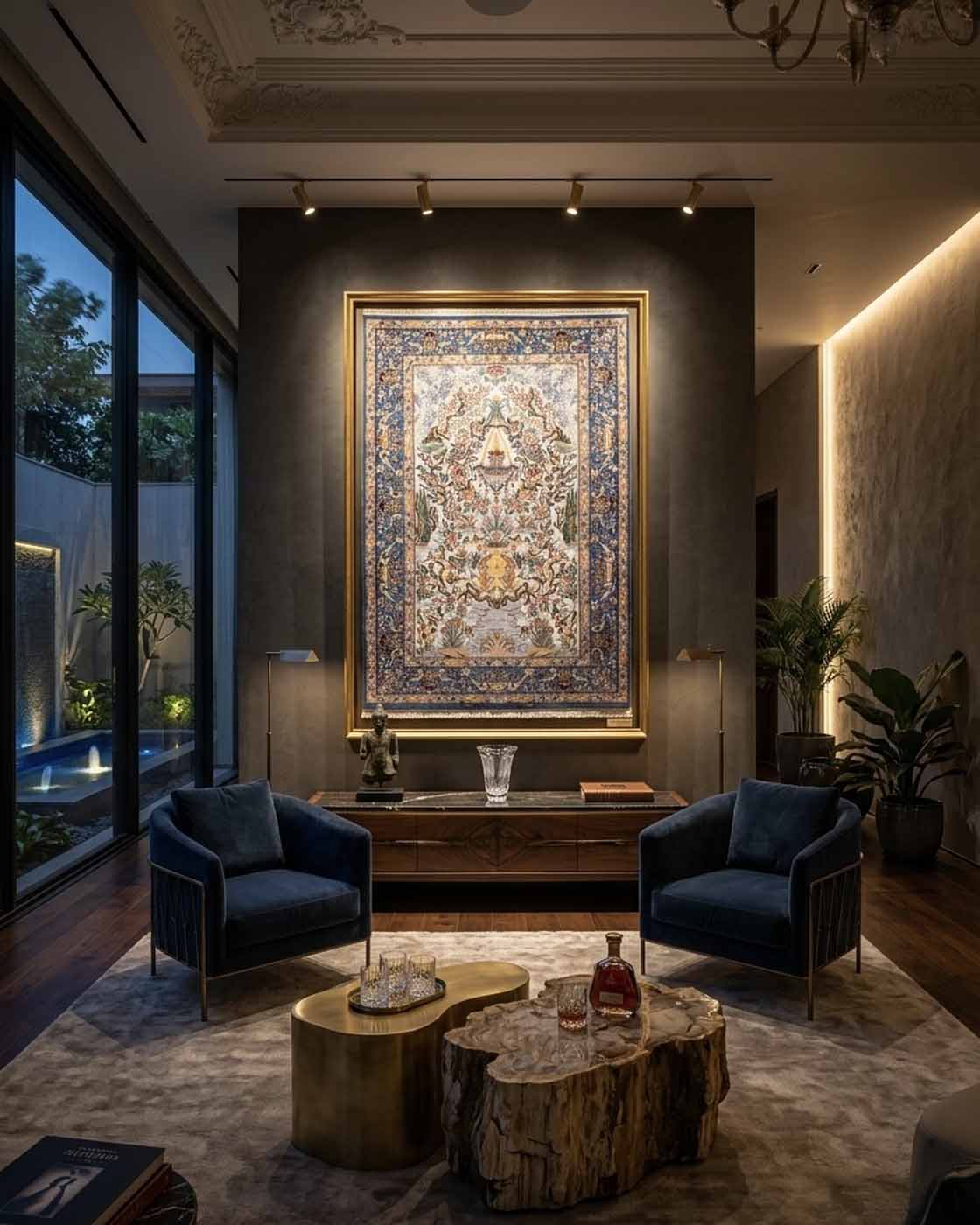 Tapete Persa Isfahan Assinado 160×110cm