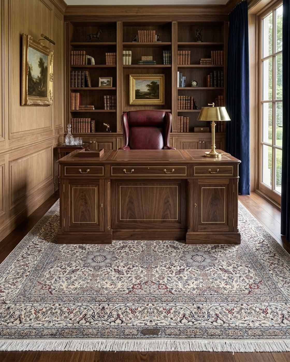 Tapete Persa Nain Habibian Assinado 300×330cm