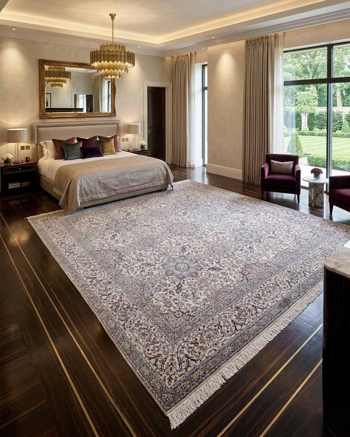 Tapete Persa Nain Habibian Assinado 300×330cm