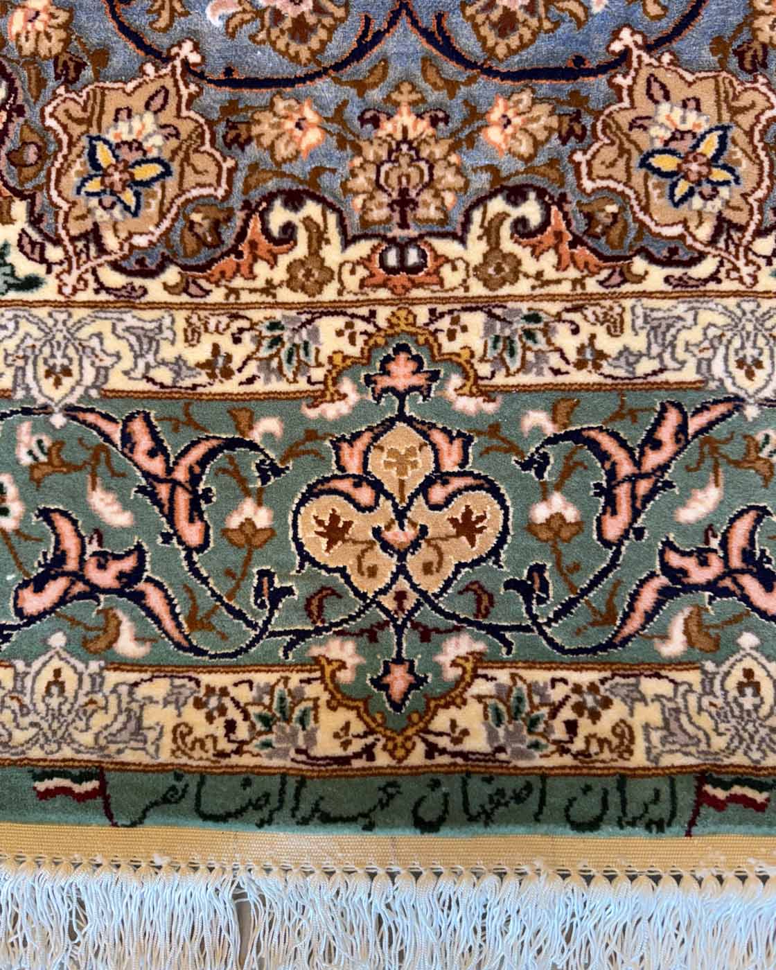 Tapete Persa Isfahan Assinado Davari 160×110cm