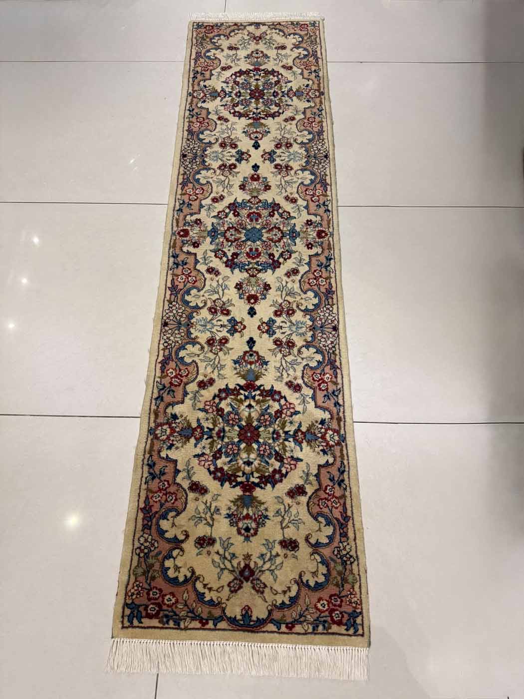 Passadeira Persa Kerman 250×62cm