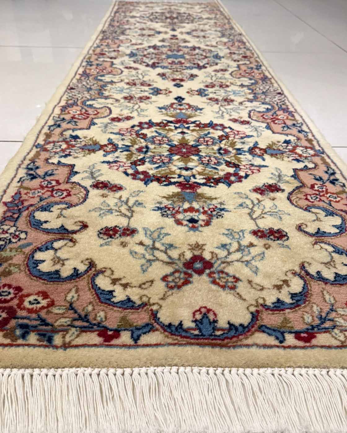 Passadeira Persa Kerman 250×62cm