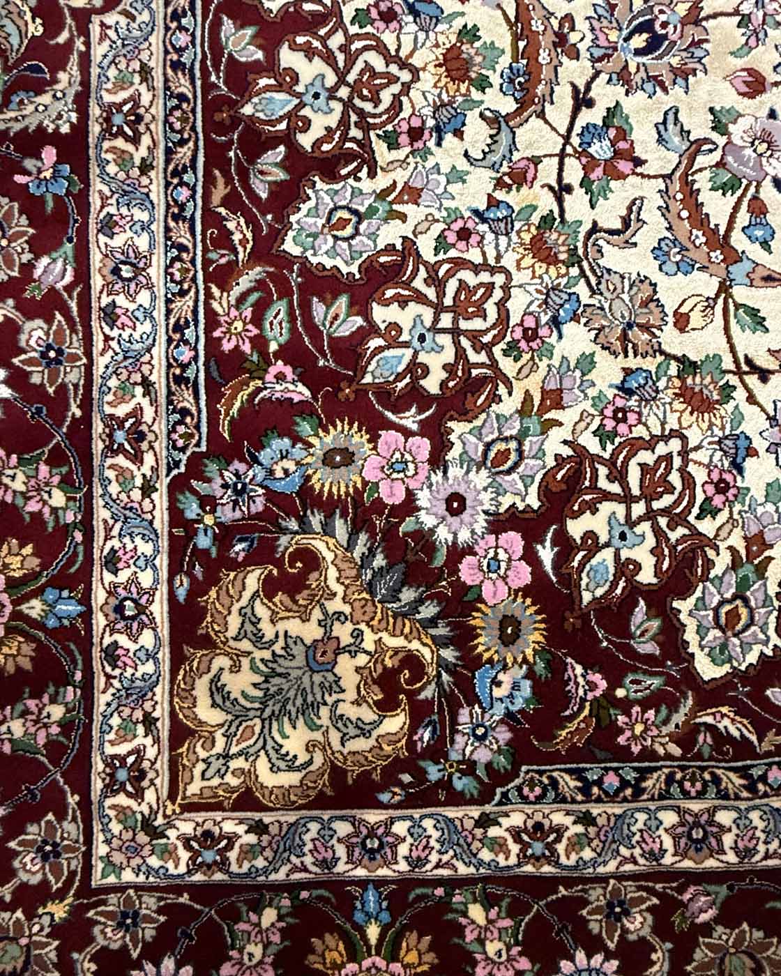 Tapete Persa Isfahan Assinado - 3,10×2,10m