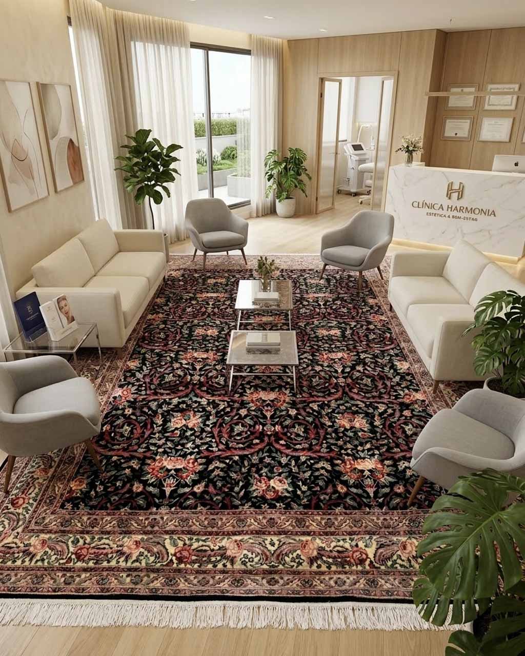 Tapete Oriental Kirman - 3,62 × 2,72 m