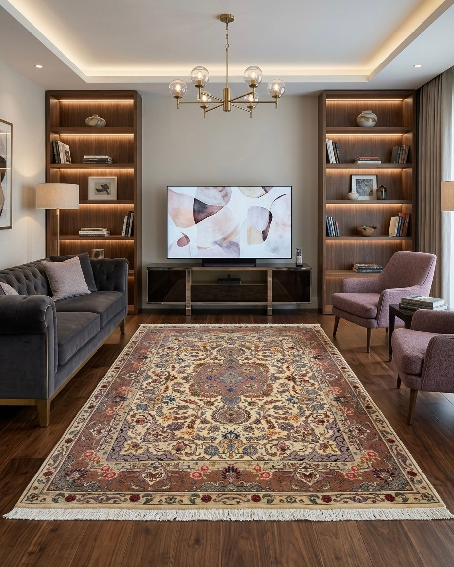 Tapete Persa Tabriz Nache - 2,56×1,50m