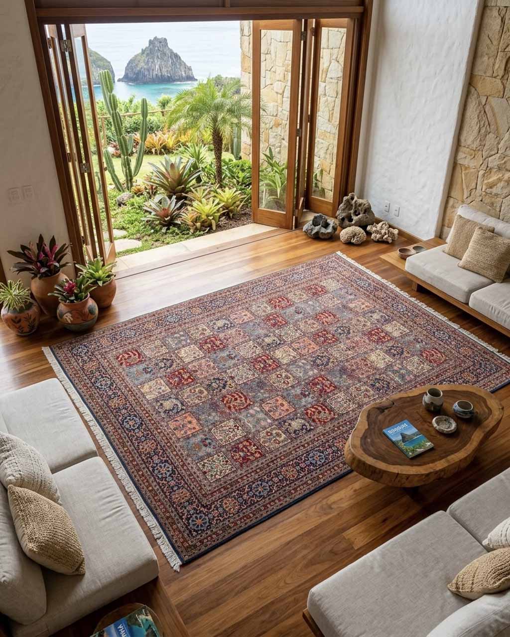 Tapete Bucareste (Árvore da Vida | Medida Palaciana) - 5,57 × 3,50 m