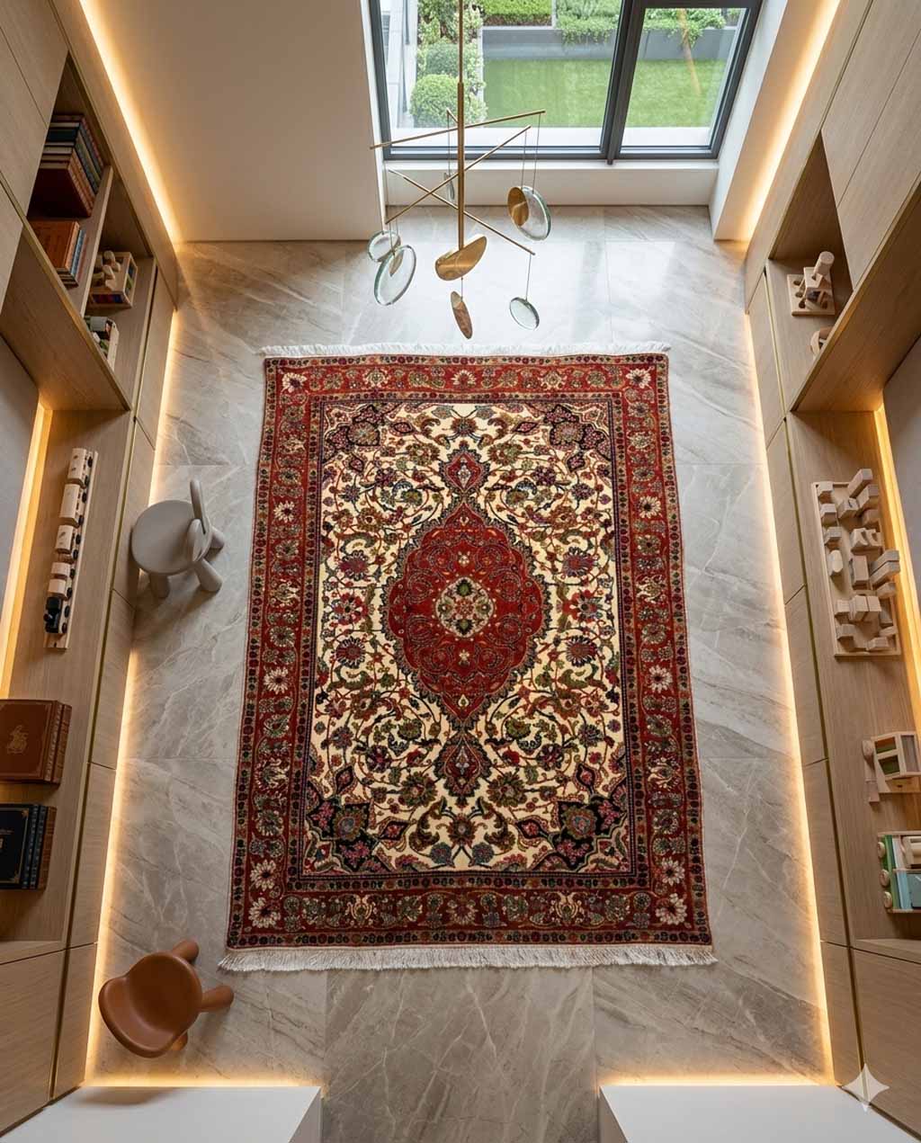 Tapete Persa Tabriz - 1,50 x 1,05 m