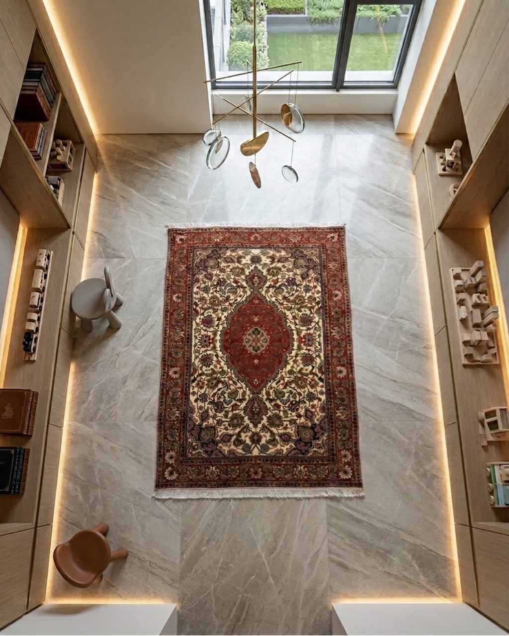 Tapete Persa Tabriz - 1,50 x 1,05 m