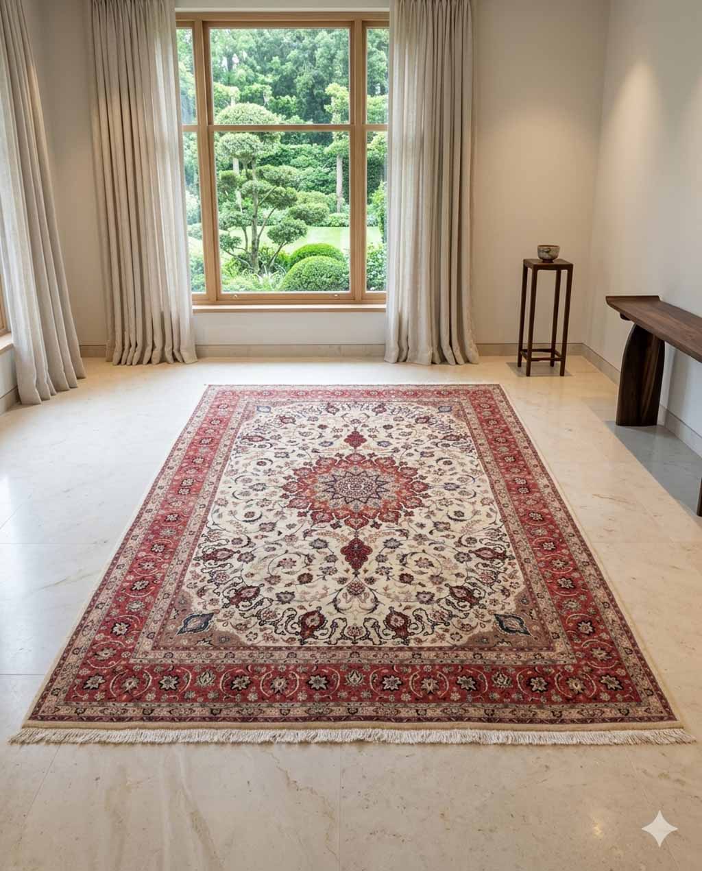 Tapete Persa Tabriz - 3,55 x 2,53 m