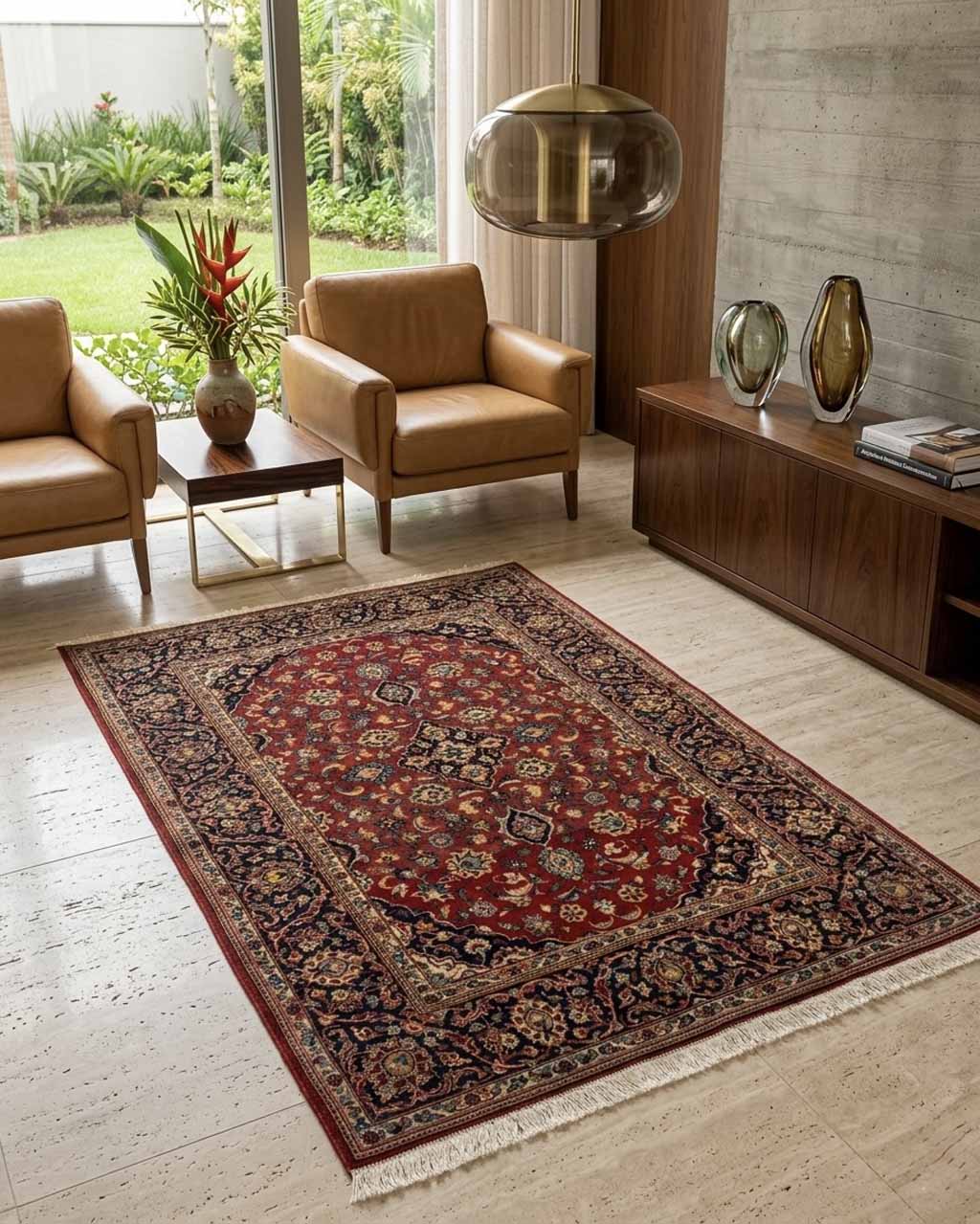 Tapete Persa Kashan - 2,20 x 1,43m