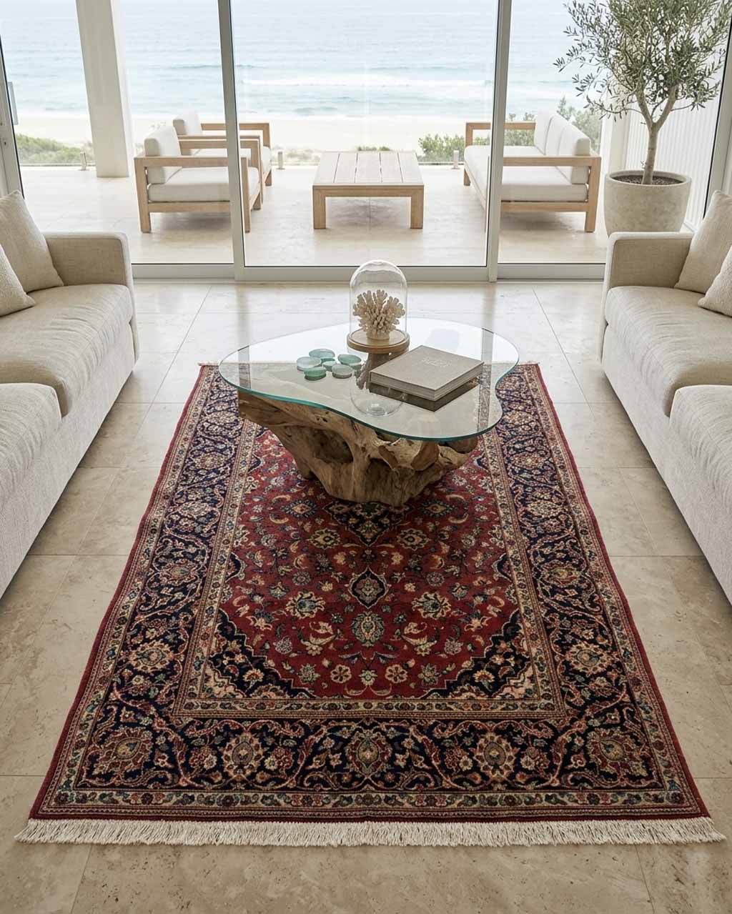 Tapete Persa Kashan - 2,20 x 1,43m