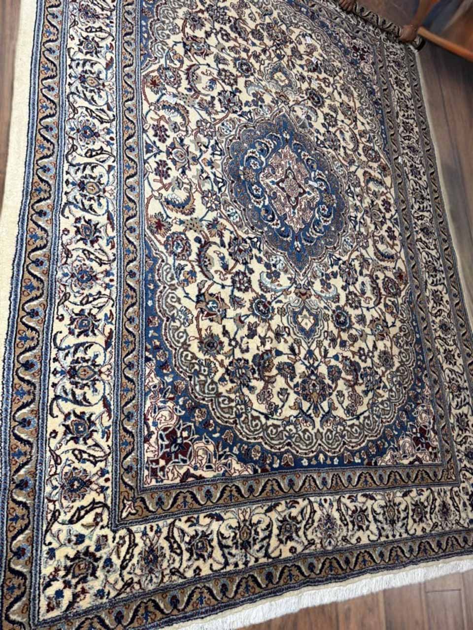 Tapete Persa Nain (c/ Toques de Seda) - 3,33x2,42m