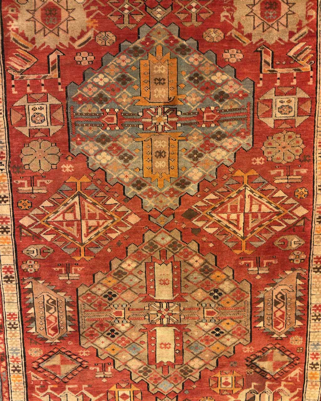 Tapete Caucasiano Kuba Shirvan (Raridade Centenária) - 2,95 x 1,42 m